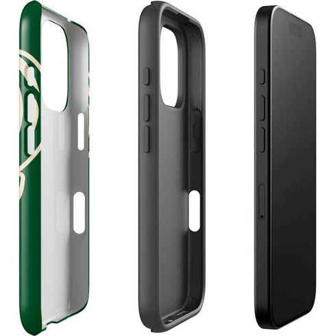 NBA Milwaukee Bucks Large Logo iPhone 16 Pro Max Impact Case