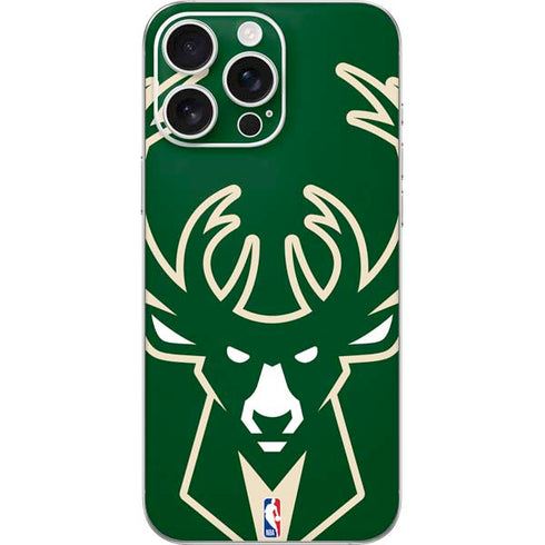 NBA Milwaukee Bucks Large Logo iPhone 16 Pro Max Skin