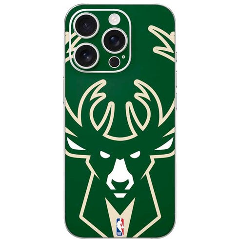 NBA Milwaukee Bucks Large Logo iPhone 16 Pro Skin