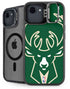 NBA Milwaukee Bucks Large Logo iPhone 16e Kickstand Case