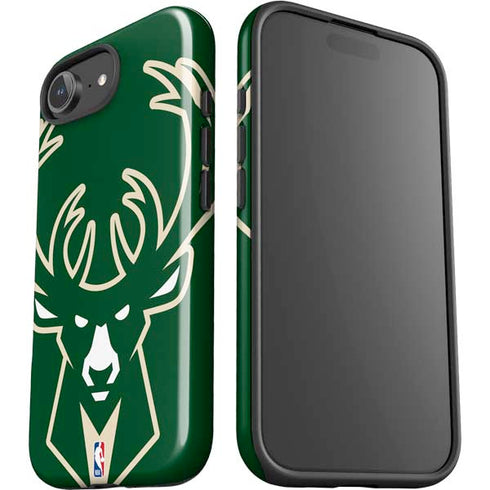 NBA Milwaukee Bucks Large Logo iPhone 16e Impact Case