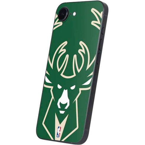 NBA Milwaukee Bucks Large Logo iPhone 16e Skin