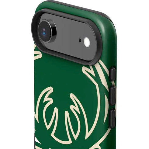 NBA Milwaukee Bucks Large Logo iPhone 17 Air Impact Case