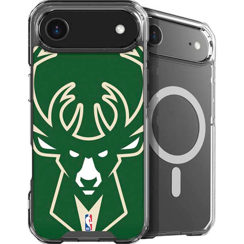 NBA Milwaukee Bucks Large Logo iPhone 17 Air MagSafe Case