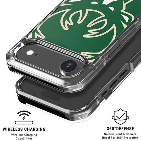 NBA Milwaukee Bucks Large Logo iPhone 17 Air MagSafe Case