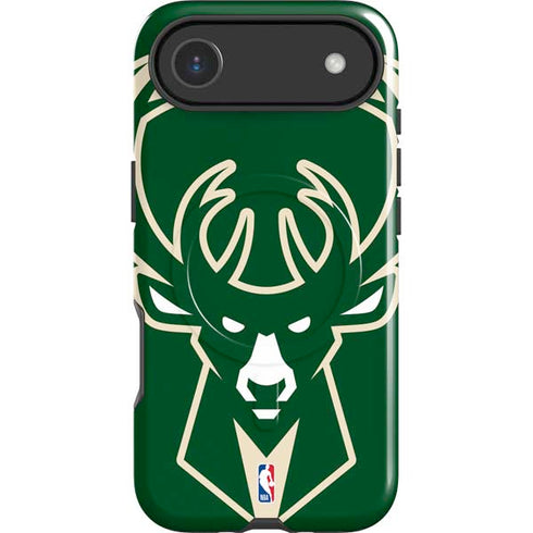 NBA Milwaukee Bucks Large Logo iPhone 17 Air Magsafe Impact Case