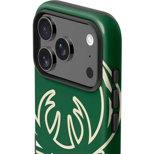 NBA Milwaukee Bucks Large Logo iPhone 17 Pro Impact Case