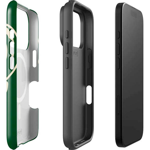 NBA Milwaukee Bucks Large Logo iPhone 17 Pro Magsafe Impact Case