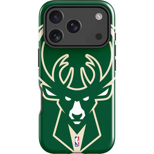 NBA Milwaukee Bucks Large Logo iPhone 17 Pro Max Impact Case