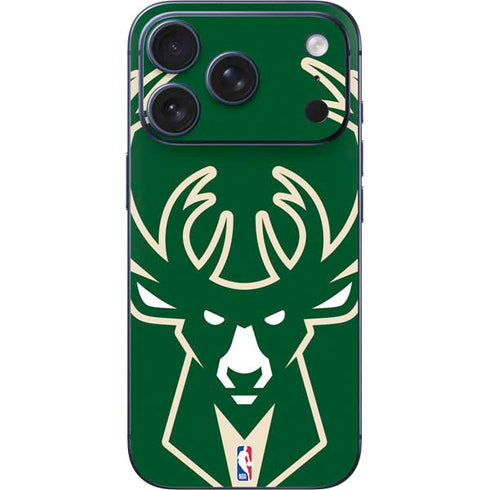 NBA Milwaukee Bucks Large Logo iPhone 17 Pro Skin