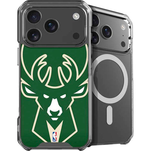 NBA Milwaukee Bucks Large Logo iPhone 18 Pro MagSafe Case