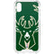 NBA Milwaukee Bucks Large Logo iPhone XS Clear Case