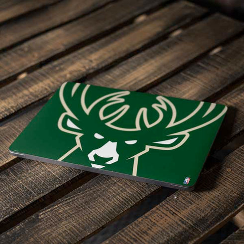 NBA Milwaukee Bucks Large Logo Apple MacBook Air Skin