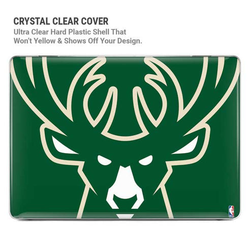 NBA Milwaukee Bucks Large Logo MacBook Pro 14in (2021-24) Case plus Skin
