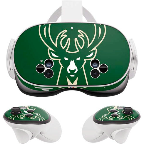 NBA Milwaukee Bucks Large Logo Meta Quest 3S Skin