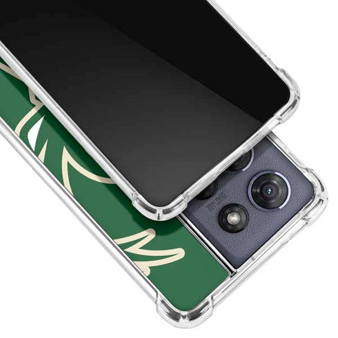 NBA Milwaukee Bucks Large Logo Moto G 5G (2025) Clear Case