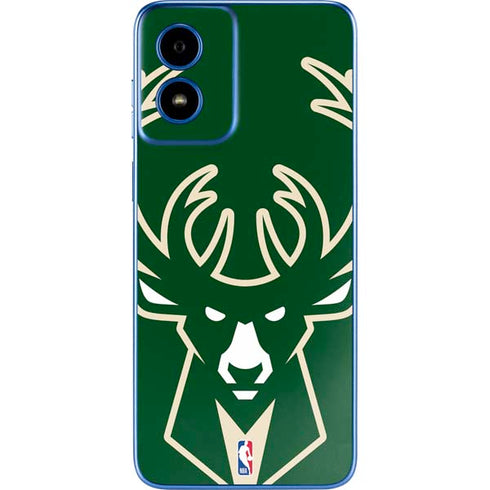 NBA Milwaukee Bucks Large Logo Moto G Play 4G (2024) Skin