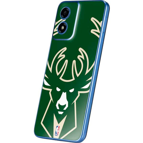 NBA Milwaukee Bucks Large Logo Moto G Play 4G (2024) Skin