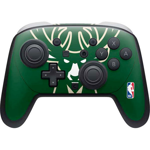 NBA Milwaukee Bucks Large Logo Nintendo Skins