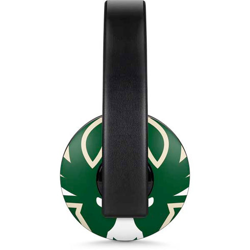 NBA Milwaukee Bucks Large Logo PlayStation 4 Gold Wireless Headset Skin