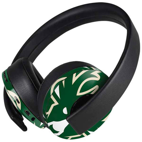 NBA Milwaukee Bucks Large Logo PlayStation 4 Gold Wireless Headset Skin