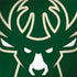 NBA Milwaukee Bucks Large Logo PlayStation 4 Gold Wireless Headset Skin