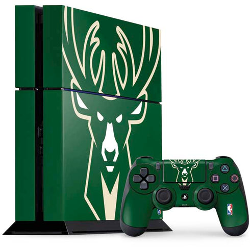 NBA Milwaukee Bucks Large Logo PlayStation PS4 Skins