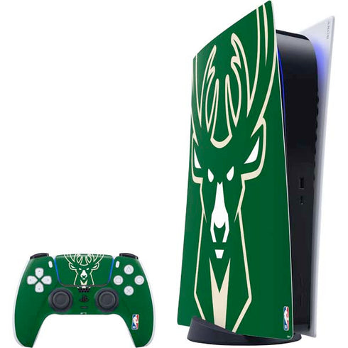 NBA Milwaukee Bucks Large Logo PlayStation PS5 Skins