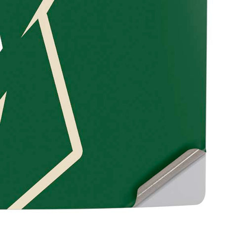 NBA Milwaukee Bucks Large Logo PS5 Pro Disk Console Skin