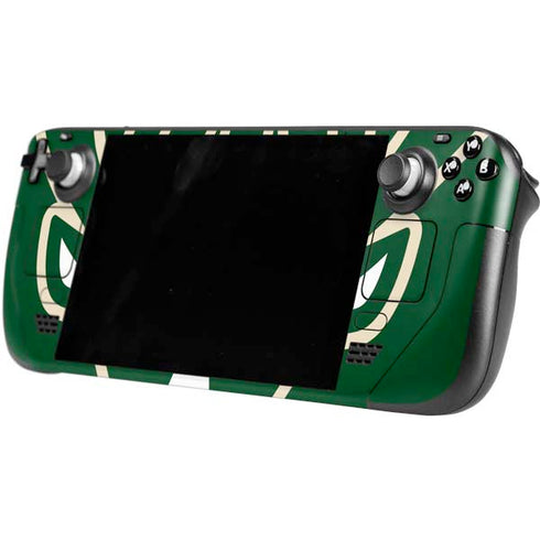 NBA Milwaukee Bucks Large Logo Steam Deck Handheld Gaming Computer OLED Skin