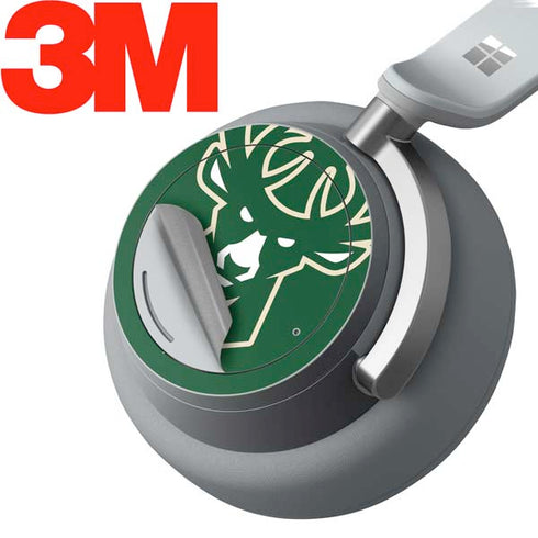 NBA Milwaukee Bucks Large Logo Surface Headphones Skin
