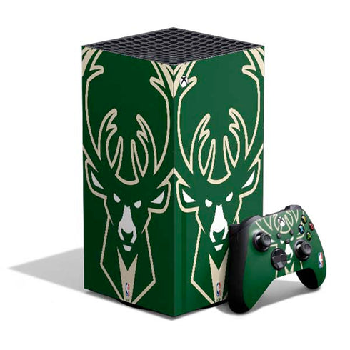 NBA Milwaukee Bucks Large Logo XBox Series X Digital Edition Bundle Skin