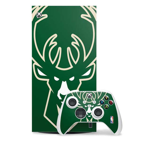 NBA Milwaukee Bucks Large Logo Xbox Series X Skins