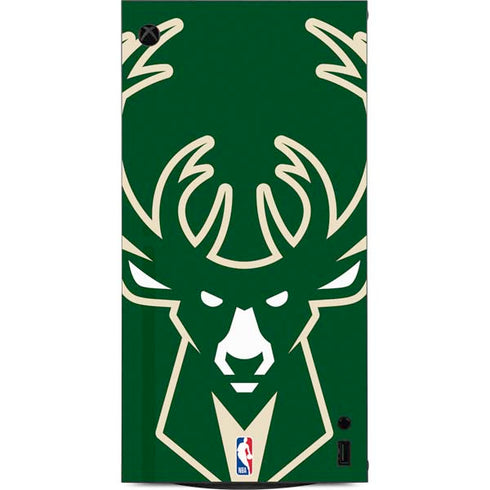 NBA Milwaukee Bucks Large Logo XBox Series X Digital Edition Console Skin