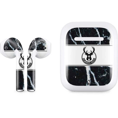 NBA Milwaukee Bucks Marble Apple AirPods Skin