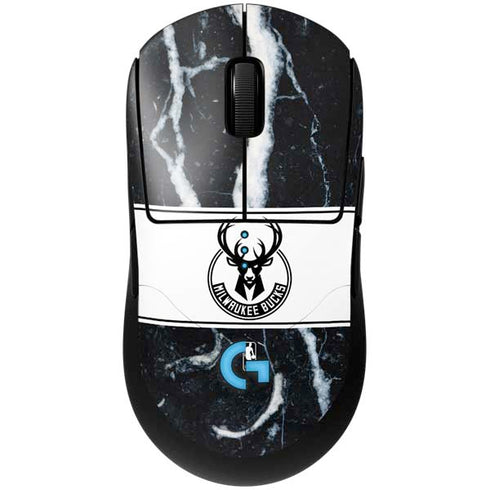 NBA Milwaukee Bucks Marble G Pro Wireless Gaming Mouse Skin