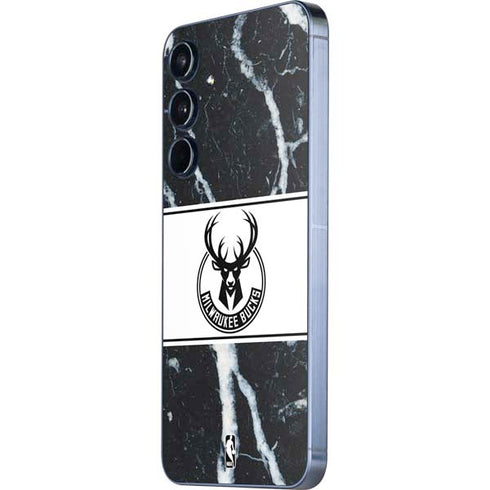 NBA Milwaukee Bucks Marble Galaxy A36 5G Skin