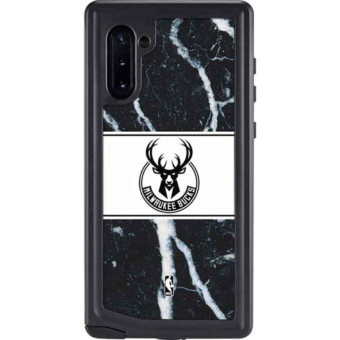 NBA Milwaukee Bucks Marble Galaxy Cases