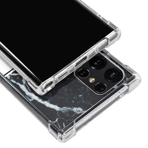 NBA Milwaukee Bucks Marble Galaxy S23 Ultra Clear Case
