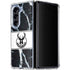 NBA Milwaukee Bucks Marble Galaxy Z Fold5 5G Clear Case
