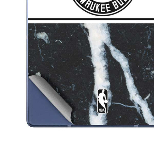 NBA Milwaukee Bucks Marble Galaxy Z Fold6 Skin