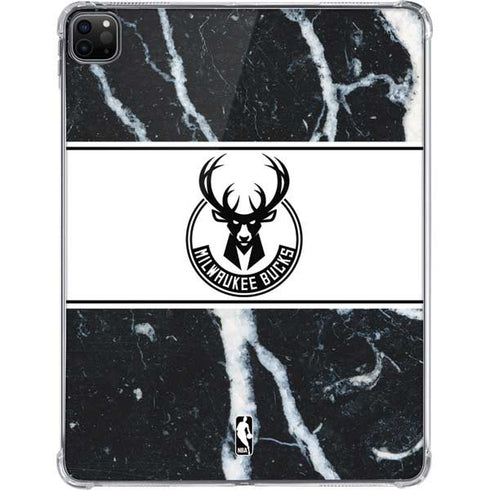 NBA Milwaukee Bucks Marble iPad Pro 11in (2024) Clear Case
