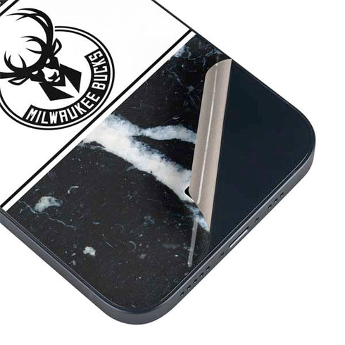 NBA Milwaukee Bucks Marble iPhone Skins