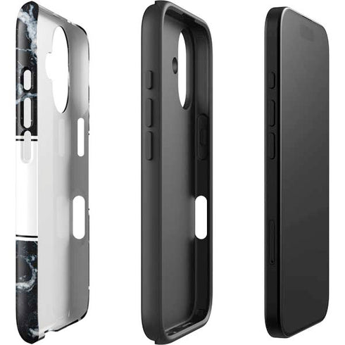 NBA Milwaukee Bucks Marble iPhone 16 Plus Impact Case