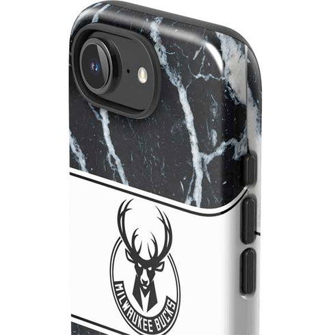 NBA Milwaukee Bucks Marble iPhone 16e Impact Case