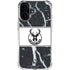 NBA Milwaukee Bucks Marble iPhone 17 Clear Case
