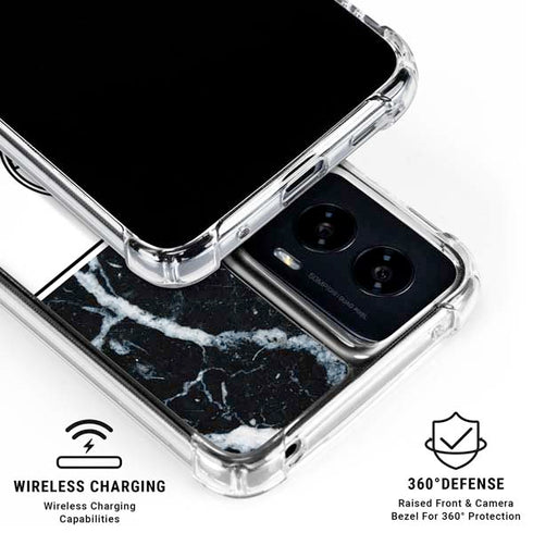 NBA Milwaukee Bucks Marble Moto G Power 5G (2024) Clear Case