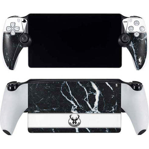 NBA Milwaukee Bucks Marble PlayStation Portal Remote Player Skin