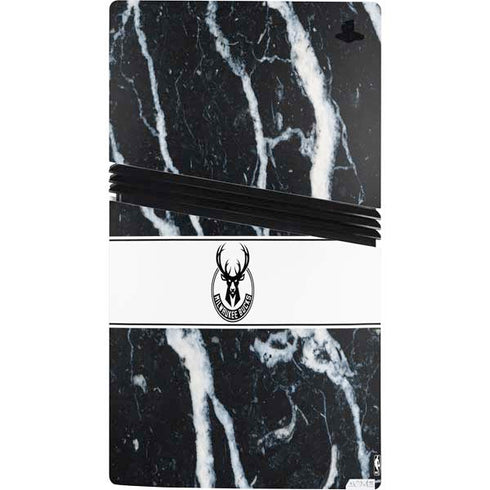 NBA Milwaukee Bucks Marble PS5 Pro Bundle Skin