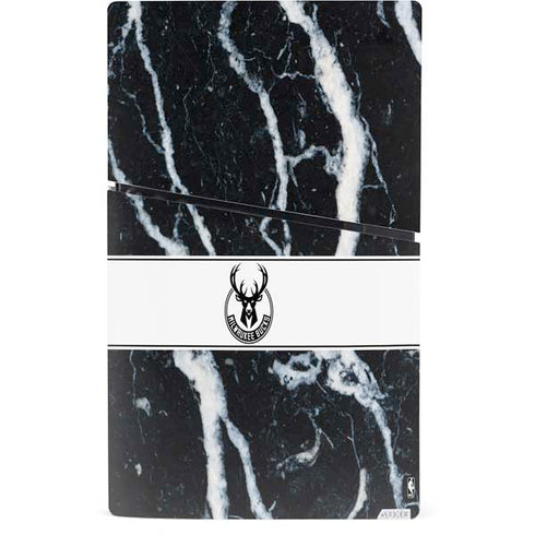 NBA Milwaukee Bucks Marble PS5 Slim Digital Edition Console Skin